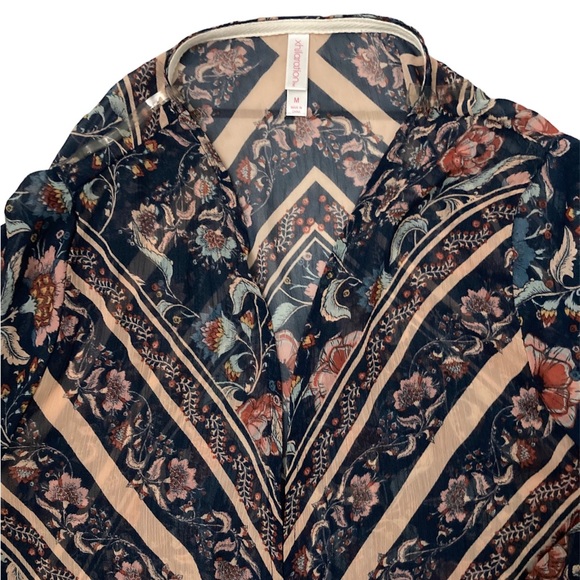 Xhilaration Kimono/Coverup Long Sleeve Size Medium - Picture 5 of 9